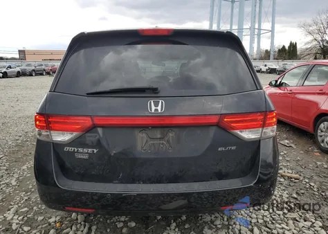 2014 Honda Odyssey Touring from USA, damaged, VIN 5FNRL5H91EB088385